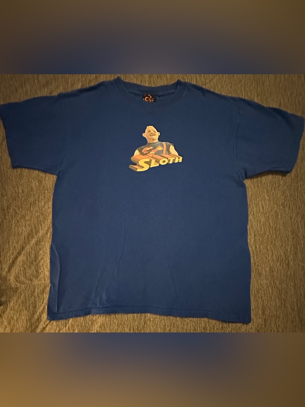 Vintage Xing Goonies Sloth Blue Limited Edition Tshirt